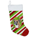 CarolineS Treasures Boxer Candy Cane Holiday Christmas Stocking, 11 X 18 Inch  Inch , Multicolor