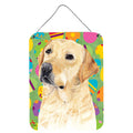 Inch CarolineS Treasures Sc9456Ds1216 Labrador Easter Eggtravaganza Aluminium Metal Wall Or Door Hanging Prints, 16 Inch  Inch  X 12 Inch  Inch , Multi