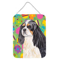 CarolineS Treasures Sc9471Ds1216 Cavalier Spaniel Easter Eggtravaganza Wall Or Door Hanging Prints, 16 Inch  Inch  X 12 Inch  Inch , Multicolor