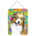 Inch CarolineS Treasures Sc9477Ds1216 Australian Shepherd Easter Eggtravaganza Wall Or Door Hanging Prints, 16 Inch  Inch  X 12 Inch  Inch , Multicolor