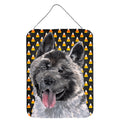 Carolines Treasures Akita Candy Corn Halloween Wall or Door Hanging Prints 16 x 12