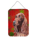 Carolines Treasures Irish Setter Red Snowflake Christmas Wall or Door Hanging Prints 16 x 12