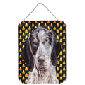 Carolines Treasures Blue Tick Coonhound Candy Corn Halloween Wall or Door Hanging Prints 16 x 12