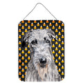 Carolines Treasures SC9658DS1216 Scottish Deerhound Candy Corn Halloween Wall or Door Hanging Prints 16 x 12
