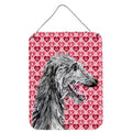 Carolines Treasures SC9717DS1216 Scottish Deerhound Hearts and Love Wall or Door Hanging Prints 16 x 12