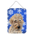 Carolines Treasures Golden Doodle 2 Winter Snowflakes Wall or Door Hanging Prints 16 x 12