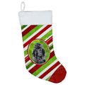CarolineS Treasures Black Standard Poodle Candy Cane Christmas Stocking, 11 X 18 Inch  Inch , Mulitcolor
