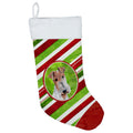 CarolineS Treasures Wire Fox Terrier Candy Cane Christmas Stocking, 11 X 18 Inch  Inch , Mulitcolor
