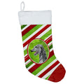 CarolineS Treasures Sc9813Cs Scottish Deerhound Candy Cane Christmas Stocking, 11 X 18 Inch  Inch , Mulitcolor