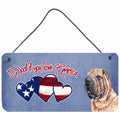 Carolines Treasures Woof If You Love America Shar Pei Wall or Door Hanging Prints 6 x 12