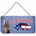 Carolines Treasures Woof If You Love America German Pinscher Wall or Door Hanging Prints 6 x 12