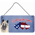 Carolines Treasures Woof If You Love America Belgian Tervuren Wall or Door Hanging Prints 6 x 12