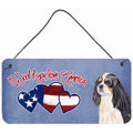 Carolines Treasures SC9940DS612 Woof If You Love America Cavalier Spaniel Wall or Door Hanging Prints 6 x 12