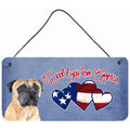 Carolines Treasures SC9944DS612 Woof If You Love America Mastiff Wall or Door Hanging Prints 6 x 12