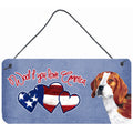 Carolines Treasures Woof If You Love America Beagle Wall or Door Hanging Prints 6 x 12