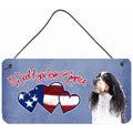 Carolines Treasures SC9969DS612 Woof If You Love America Springer Spaniel Wall or Door Hanging Prints 6 x 12