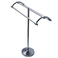 Kingston Brass SCC2271 Pedestal Round Plate Towel Rack, Polished Chrome