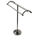 Kingston Brass SCC2278 Pedestal Round Plate Towel Rack, Brushed Nickel