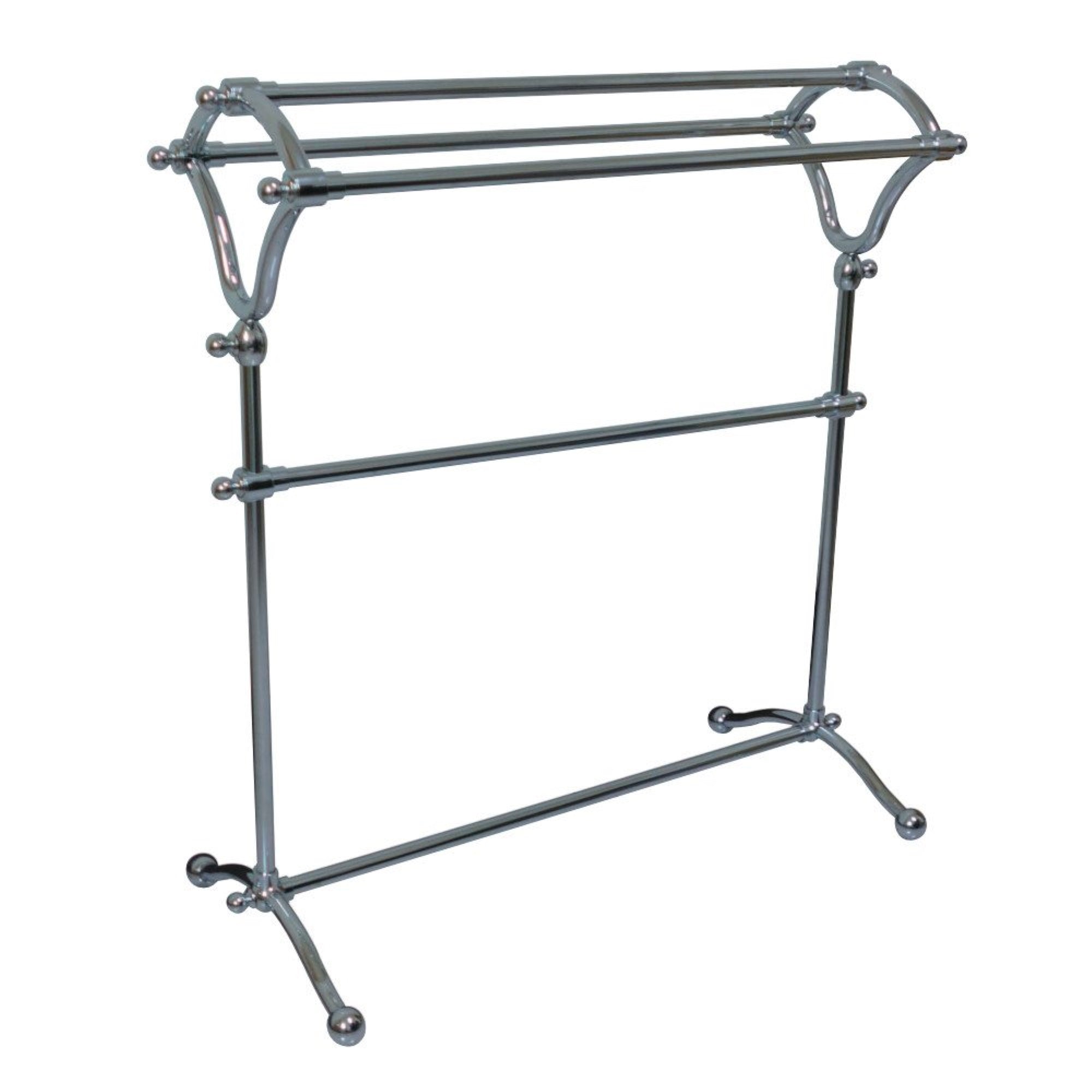 Kingston Brass SCC2281 Pedestal Y-Type Towel Rack, Polished Chrome