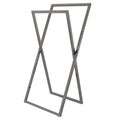 Kingston Brass SCC8298 Pedestal X Style Steel Construction Towel Rack, Brushed Nickel