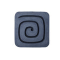 Sandstone Fine Polished Square Wall Decor W/ Circles 19 X 19 X 2..