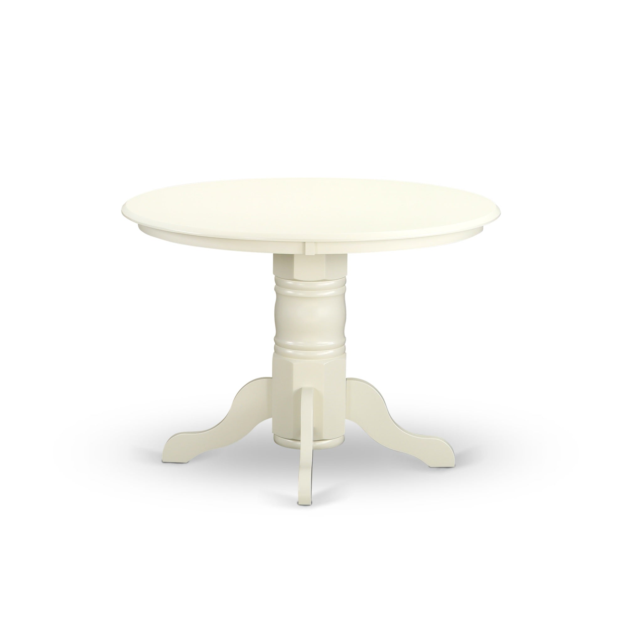 SHGR5-WHI-W 5 Pc small Kitchen Table and Chairs set-Round Table and 4 Kitchen Chairs