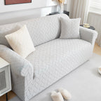 3D Jacquard Couch Slipcover, Washable Non Slip Soft Couch Sofa Cover for Kids, Pets