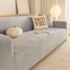 Premium Velvet Thick Stretch Couch Slipcover, Non-Slip Furniture Protector for Pets