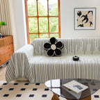 Boho Striped Jacquard Throw Sofa Slipcover Chenille Sofa Throws for Couches for Pets Kids Home Decor