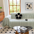 Boho Striped Jacquard Throw Sofa Slipcover Chenille Sofa Throws for Couches for Pets Kids Home Decor