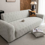 High Stretch 3D Jacquard Sofa Slipcovers, Pet Friendly Non Slip Sofa Cover Washable