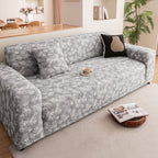 High Stretch Thick 3D Spacer Sofa Cover, Air-Layer Jacquard Cushioned Couch Slipcover