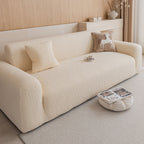 Elastic Stretch Sofa Cover Slipcover,  Thick Plush Wavy Flowing Texture Couch Cover
