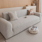 Elastic Stretch Sofa Cover Slipcover,  Thick Plush Wavy Flowing Texture Couch Cover