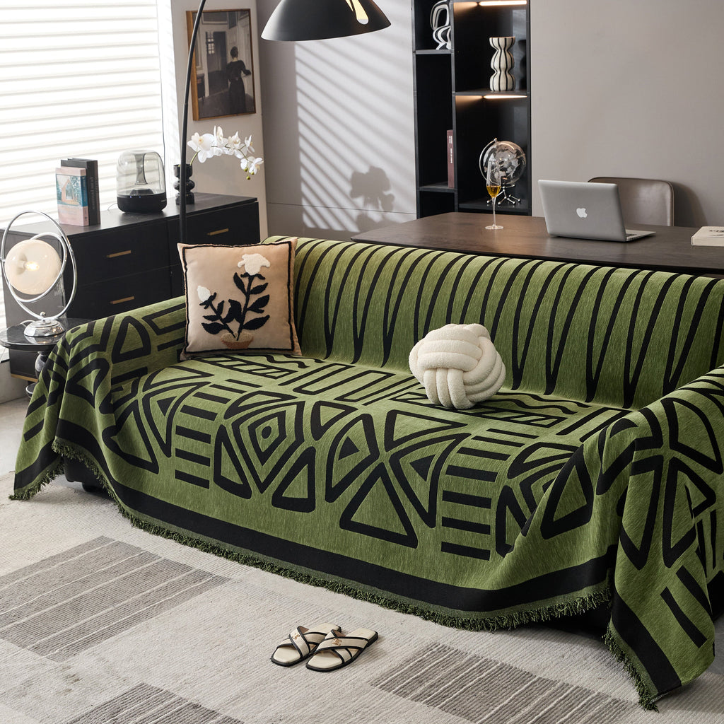 Boho Chenille Sofa Throw Covers Sectional Sofa Couch Cover Sofa Protector Covers