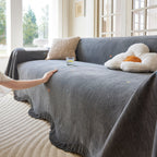 Soft Jacquard Sofa Cover for Dogs, Boho Chenille Sofa Slipcover for Pets Washable