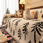 Modern Couch Covers for Couches Large Decorative Throw Blanket with Tassels for Couch