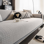 Herringbone Couch Protector for Pets, Non-Slip Washable Sectional Couch Covers