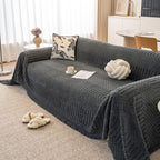 Boho 3D Geometric Throw Blanket for Couch, Luxurious Velvety Plush Fleece Sofa Cover