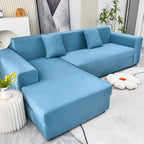 Boho Printed Sofa Slipcover, Stretch Furniture Protector for Sectional L-Shaped Sofa