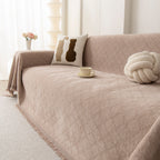 Soft Textured Couch Cover Slipcover Blanket, Modern Couch Covers for Dogs Washable