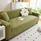 Textured Wave Stretch Sofa Couch Cover, Soft Washable Spandex Furniture Slipcovers
