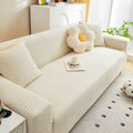 Fleece Stretch Sofa Slipcover Washable Soft Spandex Couch Cover Furniture Protector