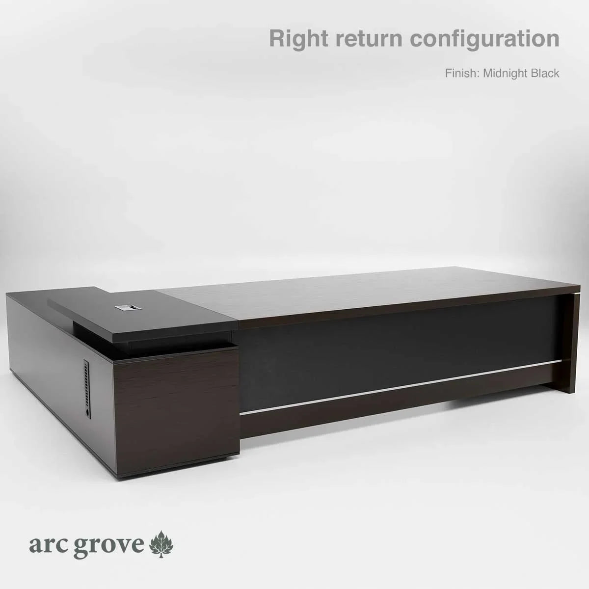 Hershey · Modern L-Shaped Executive Desk