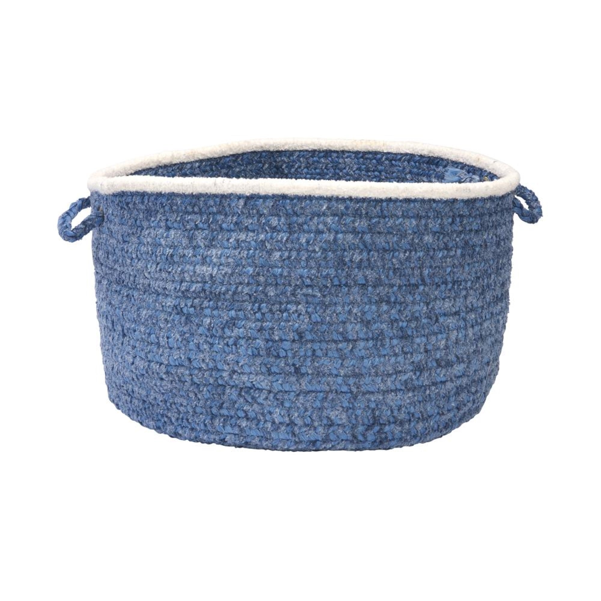 Colonial Mills Silhouette Utility Basket, 14 By 10-Inch, Blue Ice