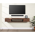 71 Distressed Floating Media Console