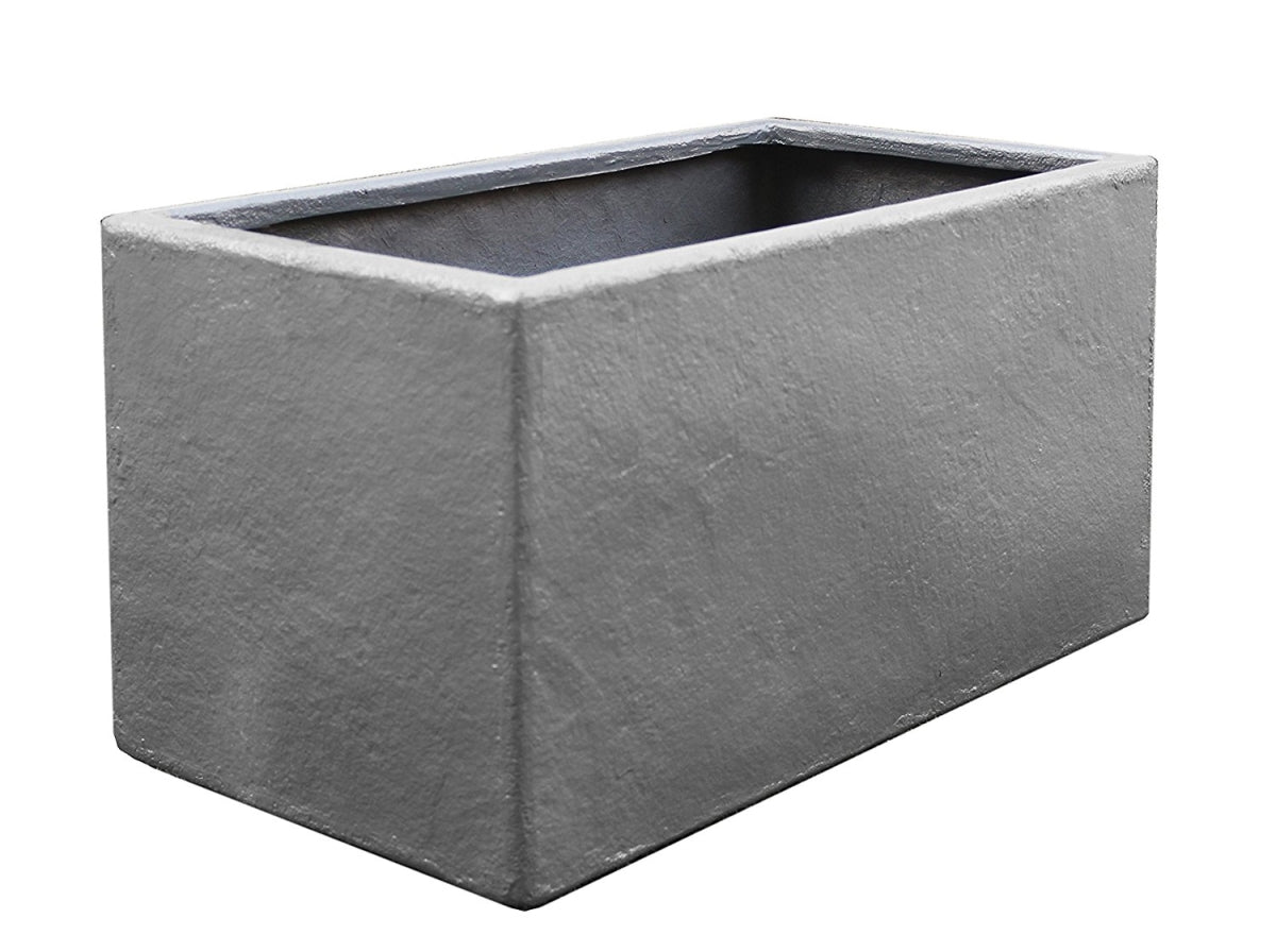 Sunscape Rp5 Gray Thomas Planter  Gray Stone