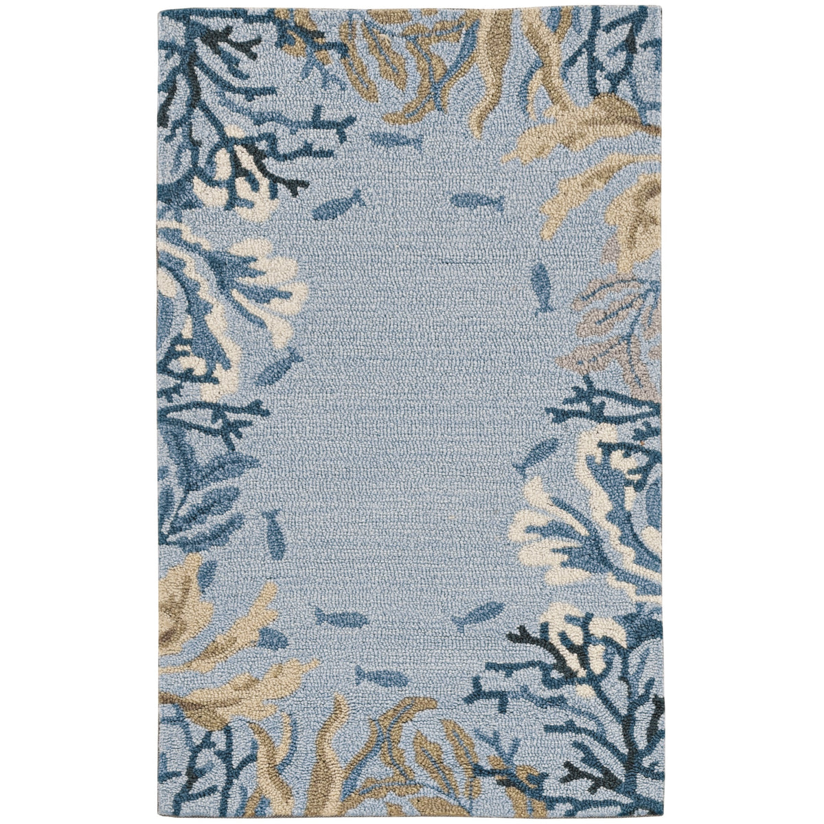 Sonesta 2020 Steel Blue Lagoon Area Rug, Size  33 Inch  X 53 Inch