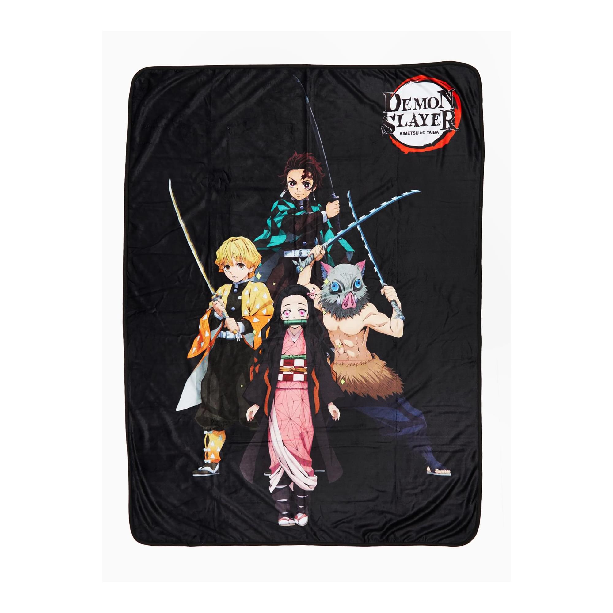 Demon Slayer Group 45 X 60 Inch Fleece Throw Blanket