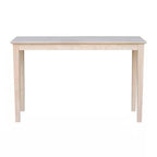 Unfinished Solid Wood 4-ft. Farmhouse Console Sofa Table
